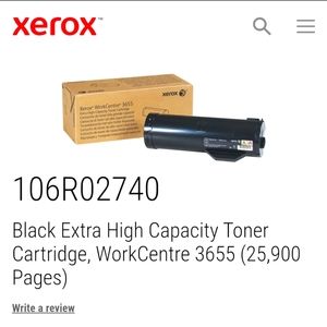 Xerox Extra High Capacity Toner
